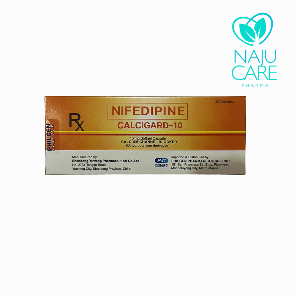 NIFEDIPINE 10MG/SOFTGEL CAPSULE (Calcigard-10)