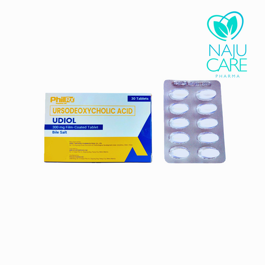 Ursodeoxycholic Acid UDIOL 300mg Tablet 1 BOX