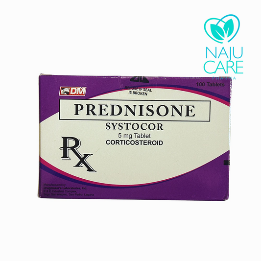 Prednisone Systocor 5mg Tablet 1 BOX