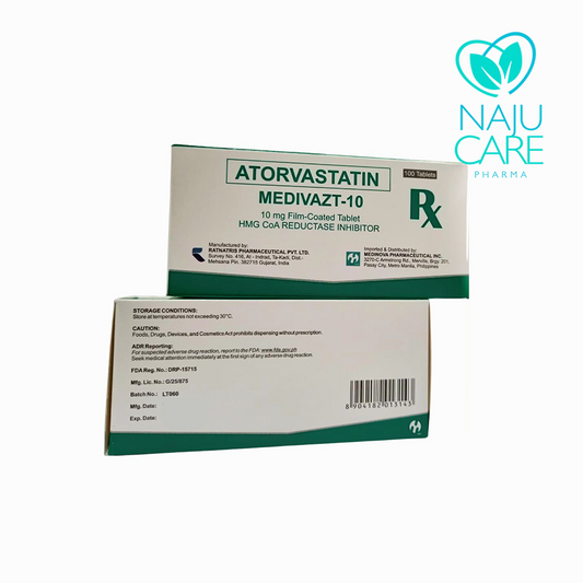 Atorvastatin Medivaz-10 10mg Film-Coated Tablet 1 BOX