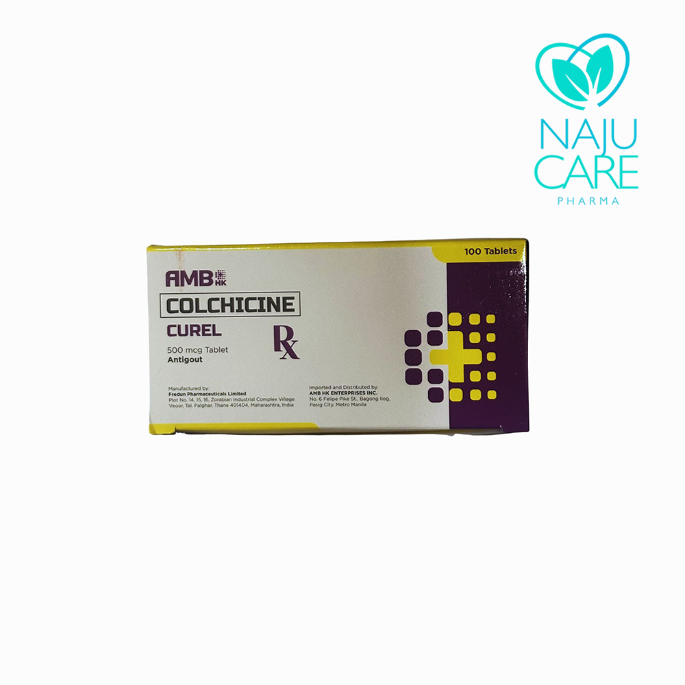 COLCHICINE 500mcg/Tab (Curel)