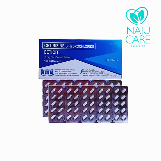 Cetirizine Ceticit 10mg Tablet 1 BOX