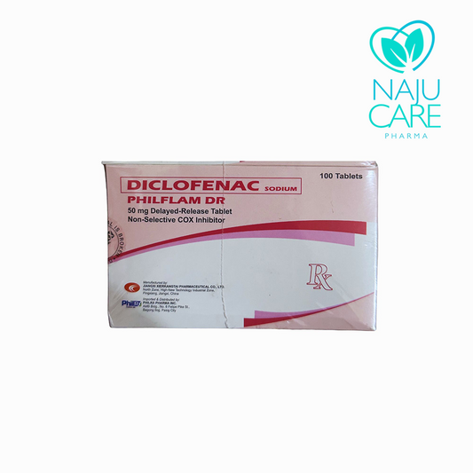 Diclofenac PHILFLAM DR 50mg Tablet 1 BOX