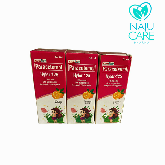 Paracetamol Hyfer-250 125mg Suspension 1 BOX