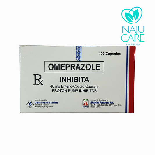 Omeprazole Inhibita 40mg Capsule 1 BOX