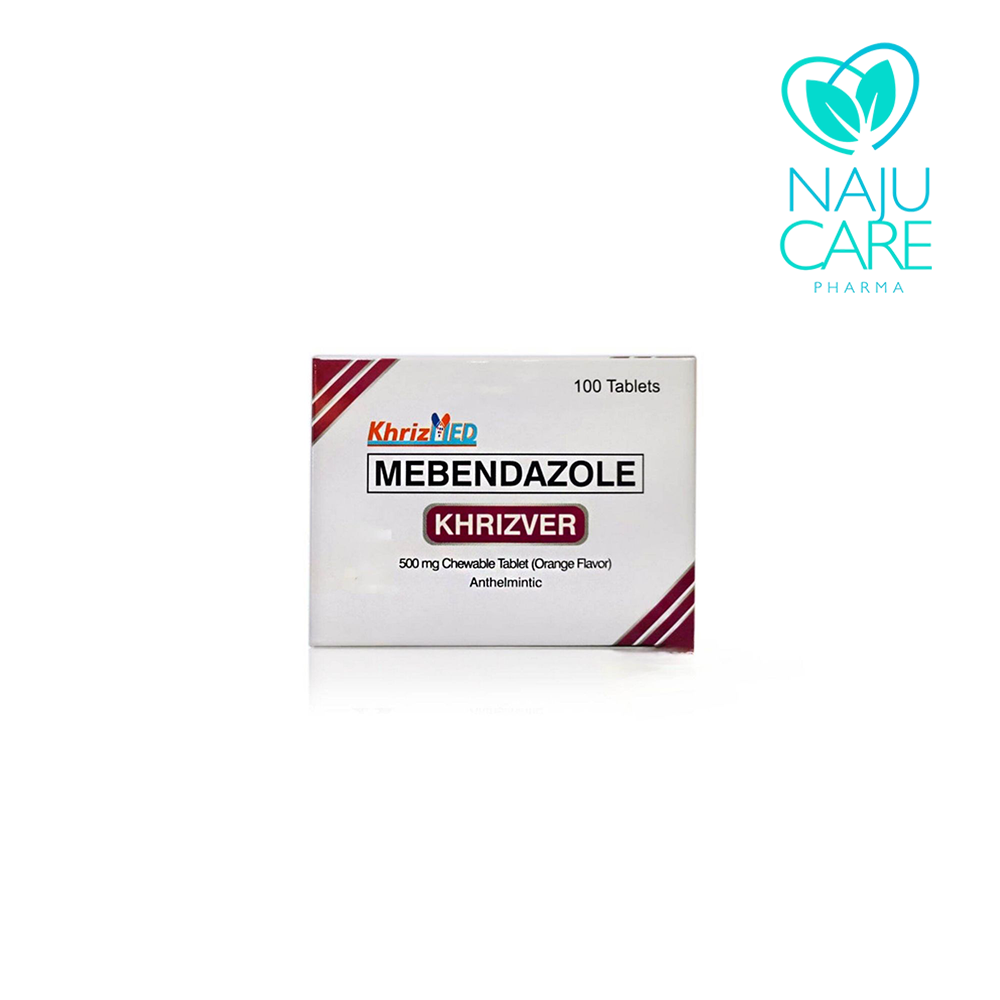 MEBENDAZOLE 500MG/CHEWABLE TABLET (KHRIZVER)