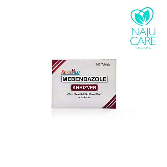 Mebendazole Khrizver 500mg Tablet 1 BOX