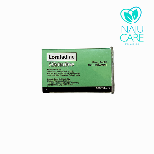 Loratadine Histadine 10mg Tablet 1 BOX