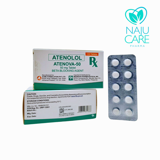 Atenolol Atenova-50 50mg Tablet 1 BOX