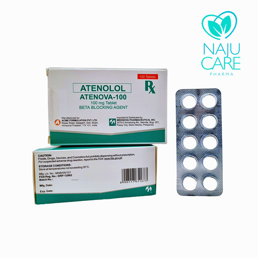 Atenolol Atenova-100 100mg Tablet 1 BOX