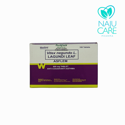 Lagundi Asflem 600mg Tablet 1 BOX