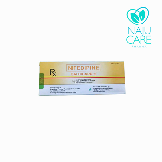 Nifedipine CALCIGARD 5mg Capsule 1 BOX