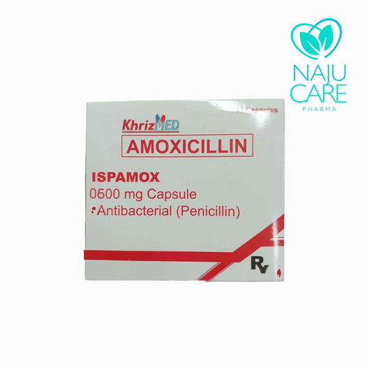 Amoxicillin Spamox 500mg Capsule 1 BOX