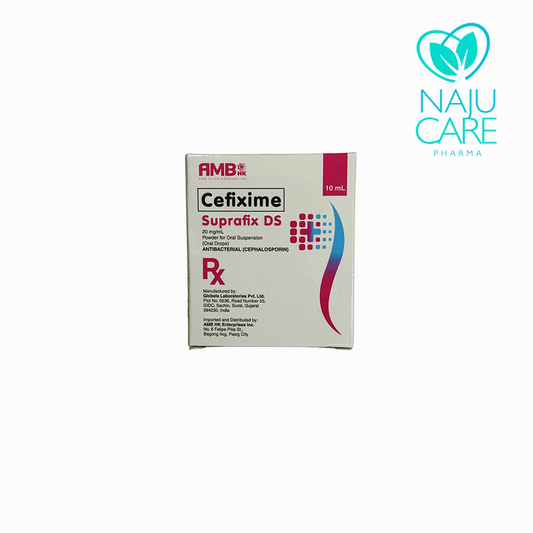 Cefixime Suprafix DS 20mg/ml Drops 10ml 1 BOX