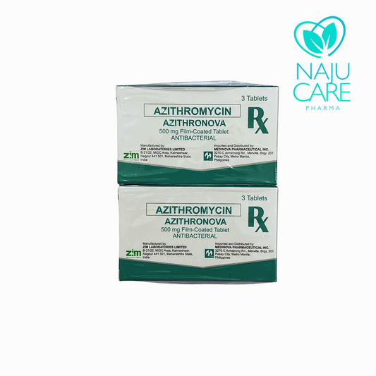 Azithromycin Azithronova 500mg Film-Coated Tablet 1 BOX