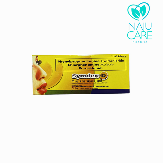 Para+Phenyl+Chlorphen Symdex-D 25mg Tablet  1 BOX