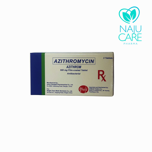 Azithromycin Azithrom 500mg Tablet 1 BOX