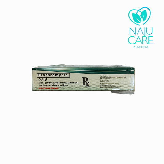 Erythromycin Optryl Ointment 3.5g 1 BOX
