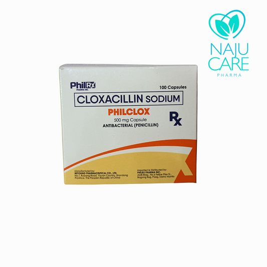 Cloxacillin Philclox 500mg Capsule 1 BOX