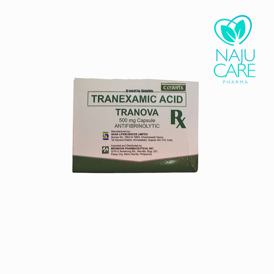 Tranexamic Acid Tranova 500mg Capsule 1 BOX