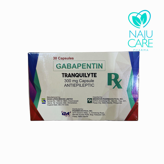 Gabapentin TRANQUILYTE 300mg Capsule 1 BOX