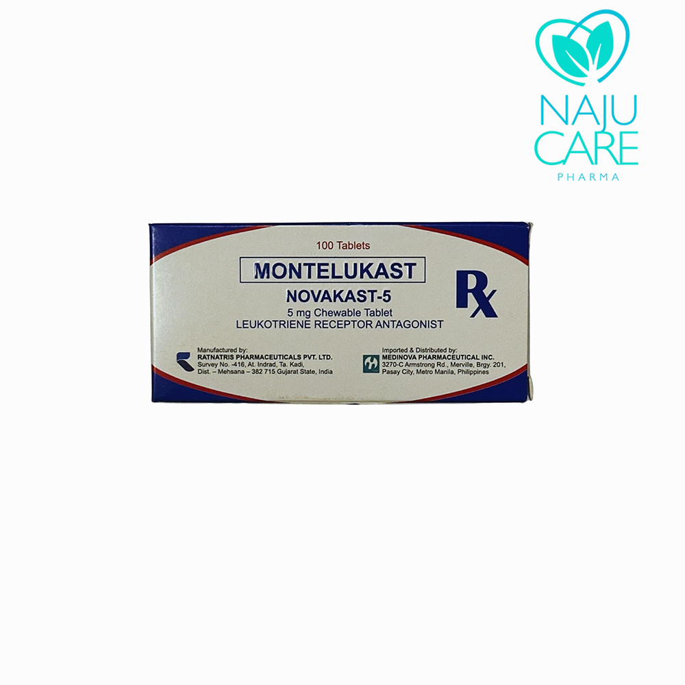 MONTELUKAST 5mg/Chewable Tab (Novakast-5)