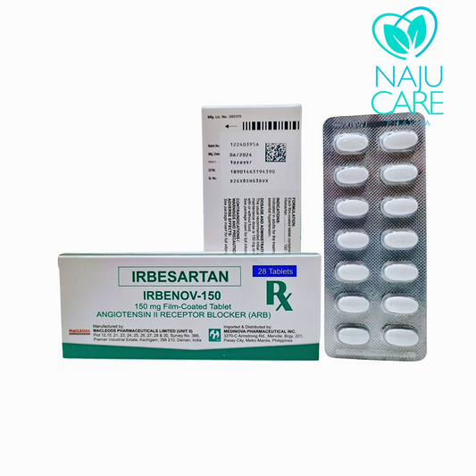 Irbesartan Irbenov-150 150mg Film-Coated Tablet 1 BOX