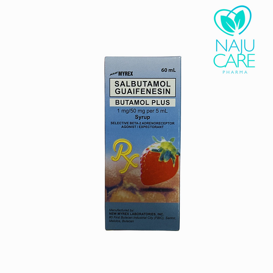 Salbutamol+Guaifenesin BUTAMOL PLUS Syrup 1 BOX