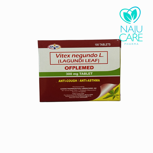 LAGUNDI LEAF 300mg/Tab (Ofplemed)
