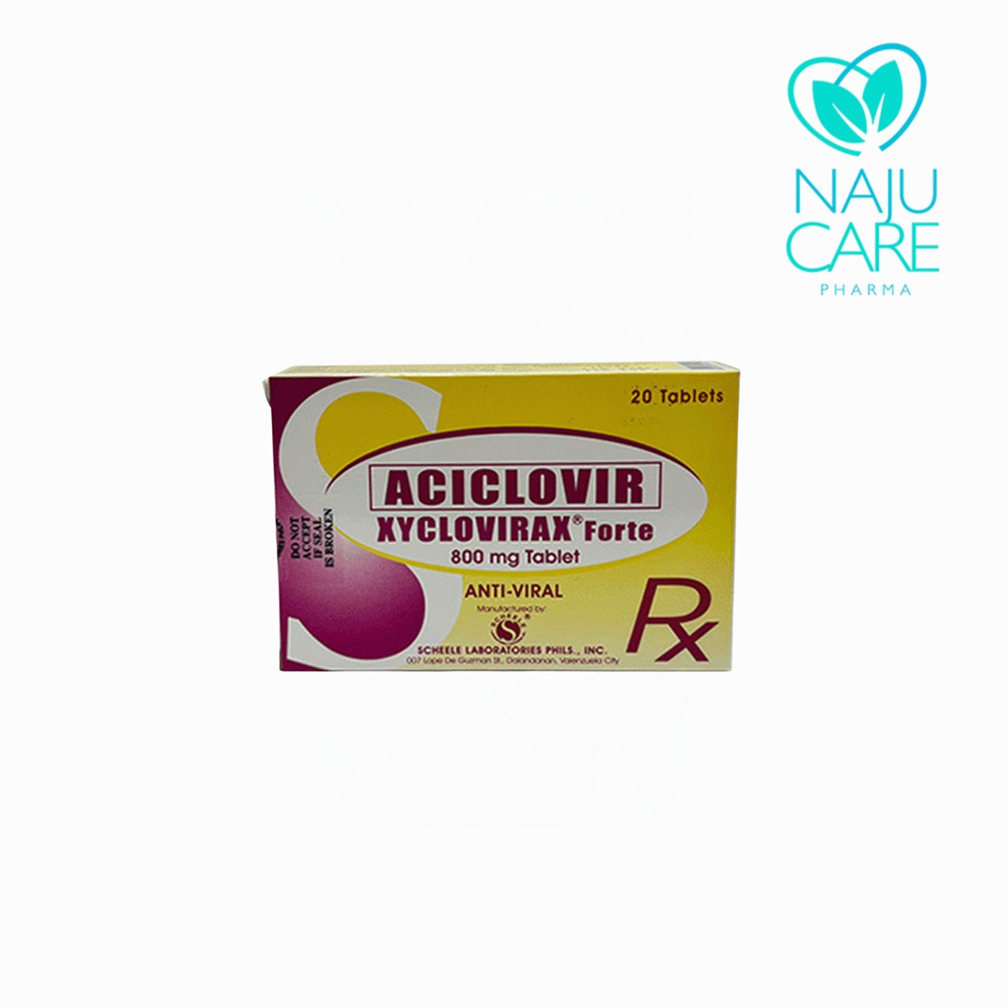 ACICLOVIR 800mg/Tablet (Xyclovirax)