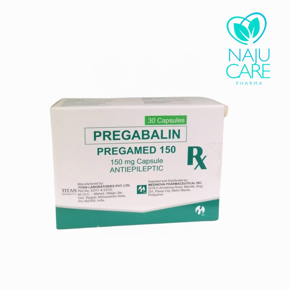 PREGABALIN 150mg/tab (Pregamed 150)