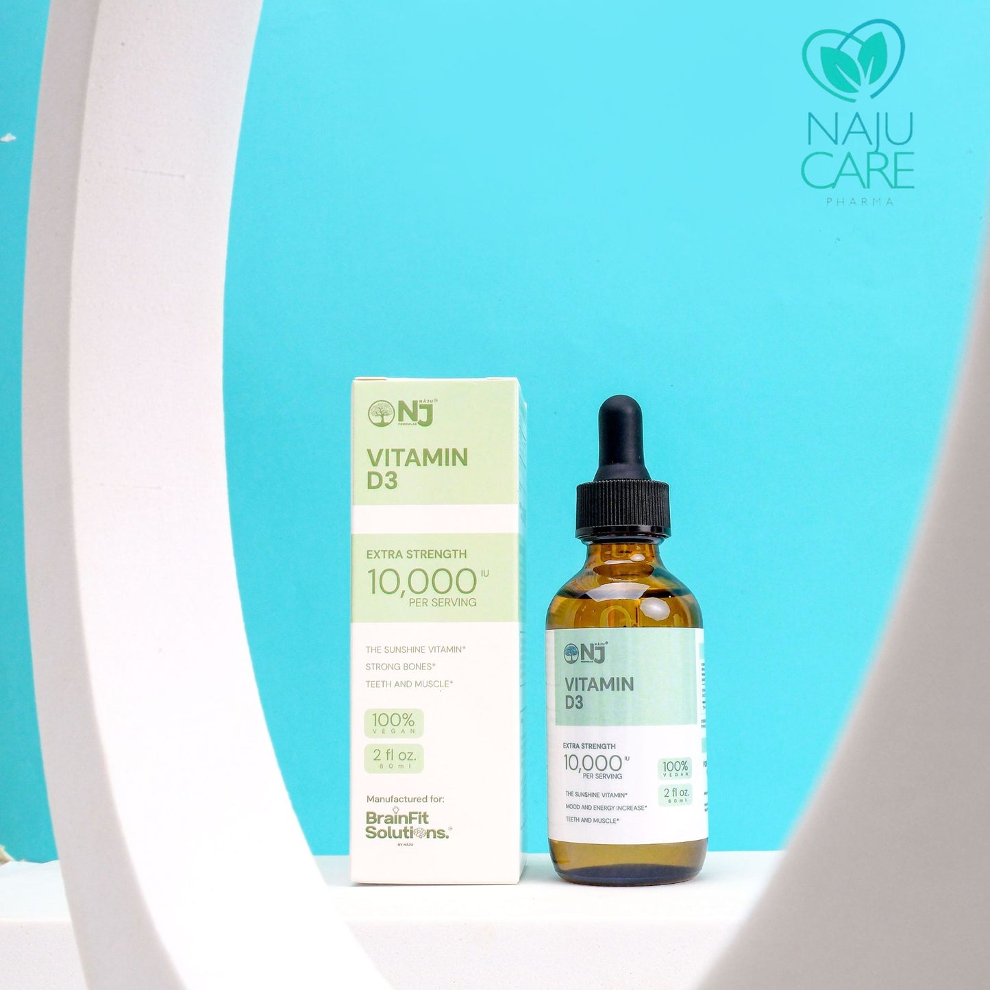 NAJU Vitamin D3 10,000 IU – Your Sunshine Vitamin in a Bottle