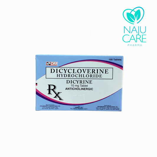 Dicycloverine DICYRINE 10mg Tablet 1 BOX