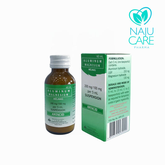 Antacid Melmag 200mg/5ml 60ml 1 BOX
