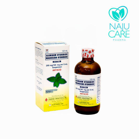 Antacid Medalem 200mg/5ml 120ml 1 BOX