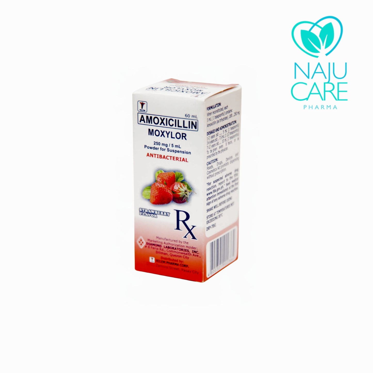 AMOXICILLIN 250mg Suspension 60ml (Moxylor)