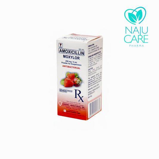 Amoxicillin Moxylor 250mg Suspension 60ml 1 BOX