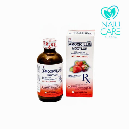 Amoxicillin Moxylor 250mg Suspension 60ml 1 BOX