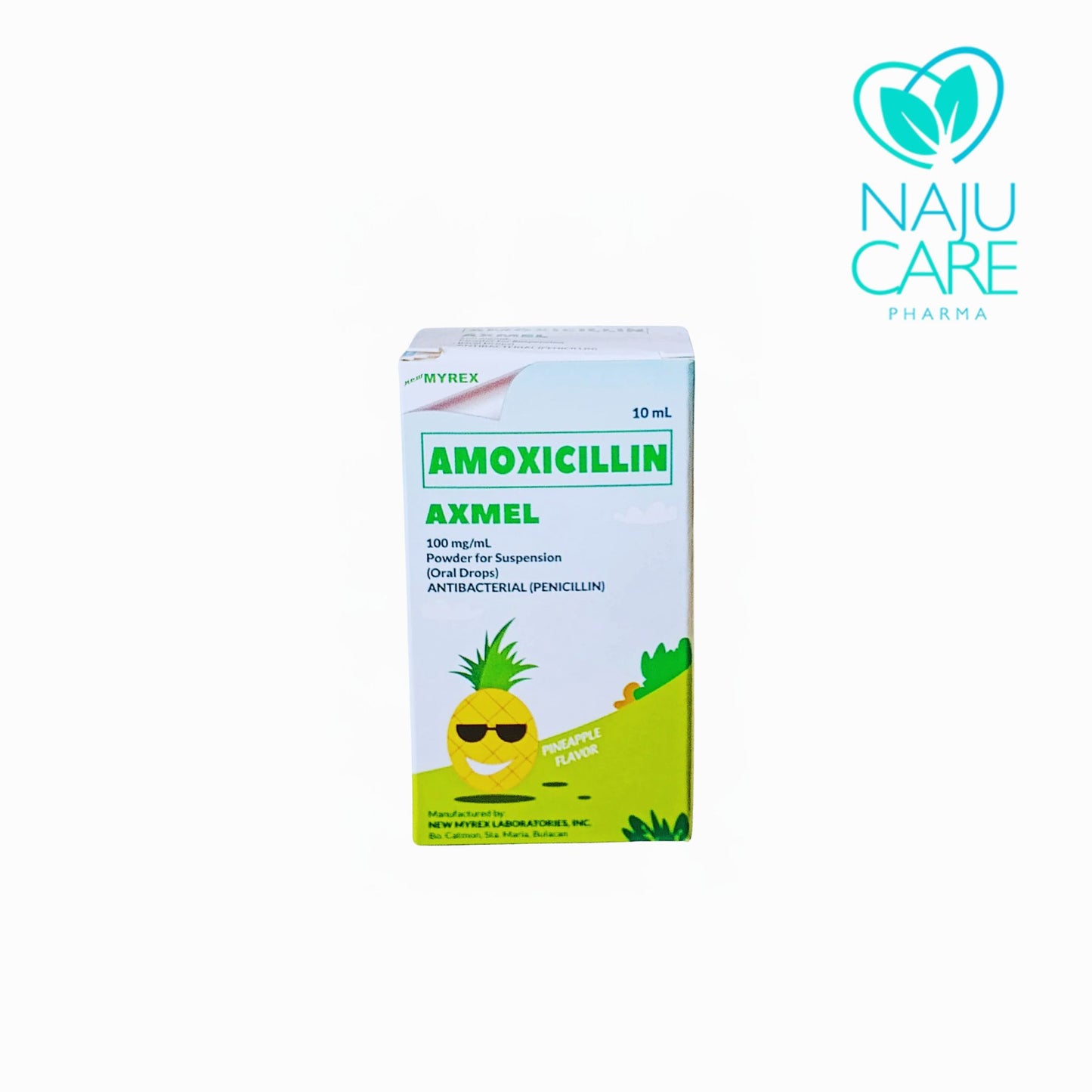 AMOXICILLIN 100mg/10ml Drops (Axmel)
