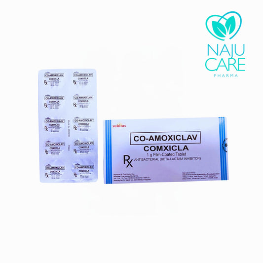Co-Amoxiclav Comxicla 1g Tablet 1 BOX