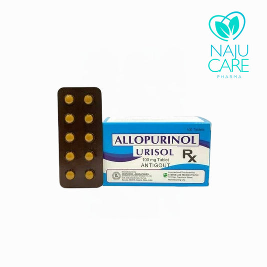 Allopurinol URISOL 100mg Tablet 1 BOX