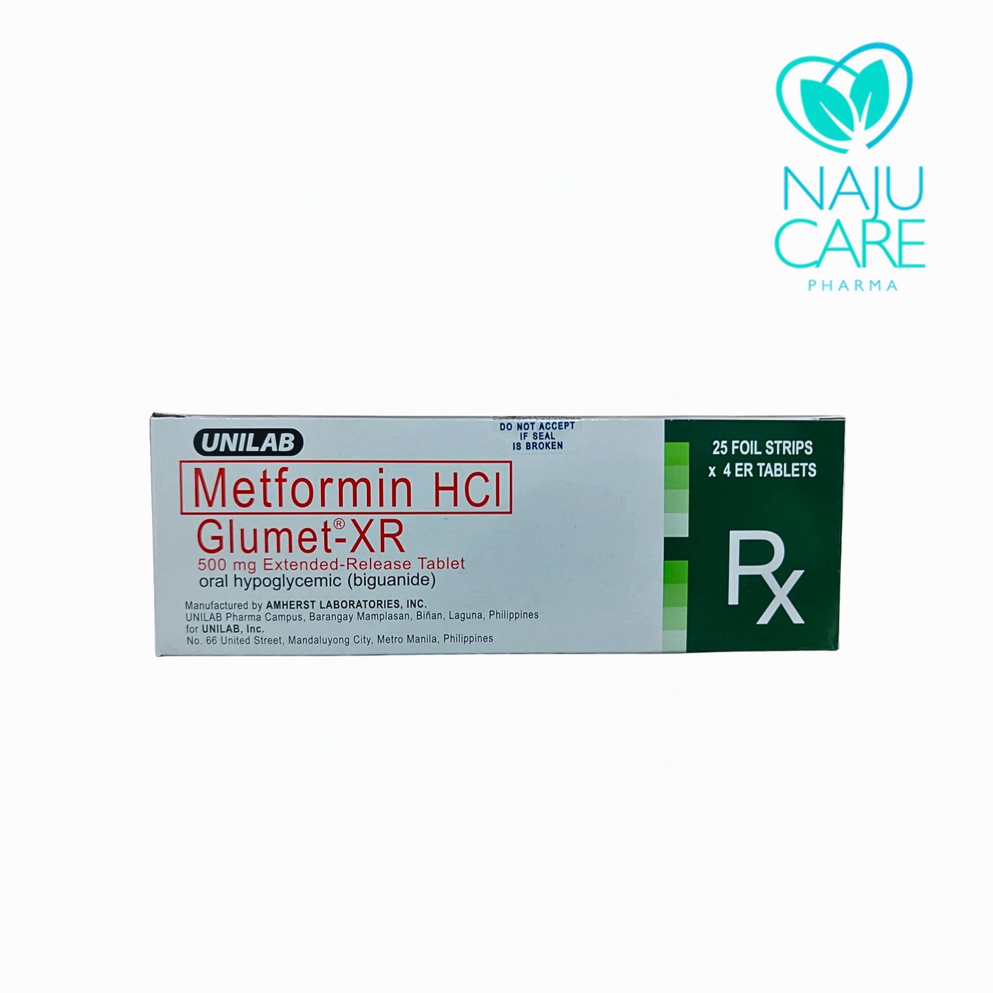 Metformin Glumet XR 500mg