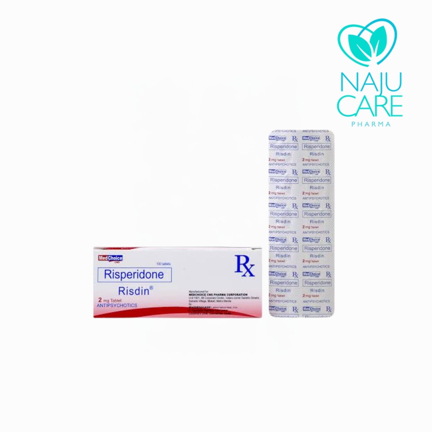 Risperidone Risdin 2mg tab