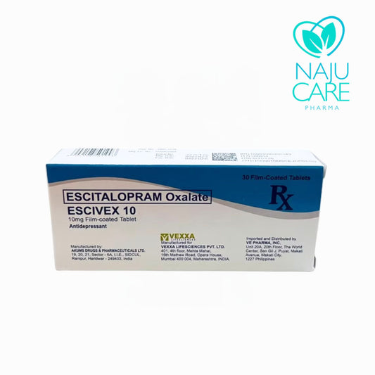 Escitalopram Oxalate Escivex 10mg Tablet