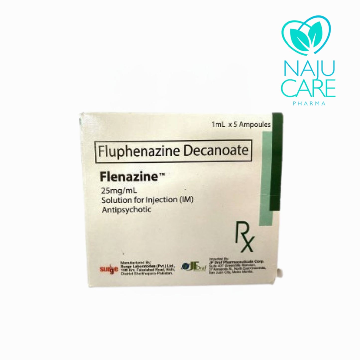 Fluphenazine Flenazine 25mg IM