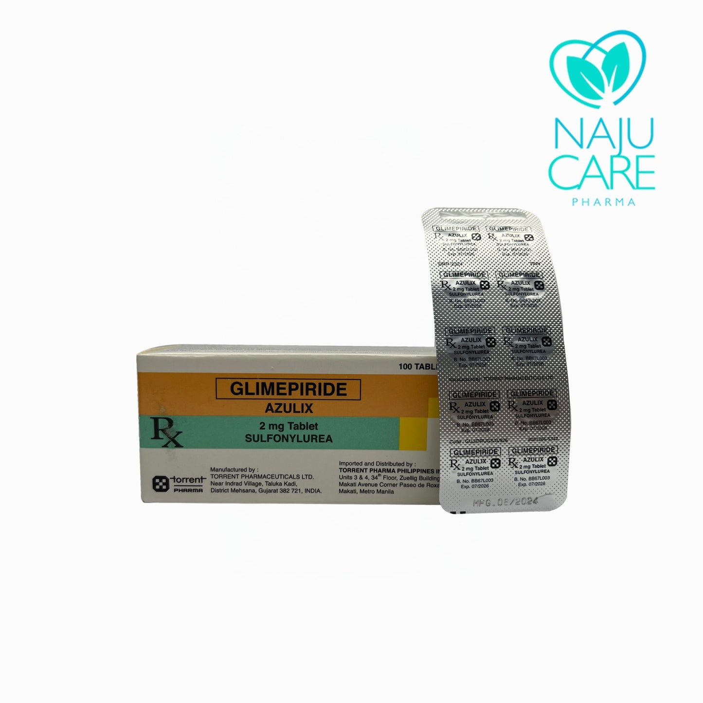 GLIMEPIRIDE 2mg/Tab (Azulix)