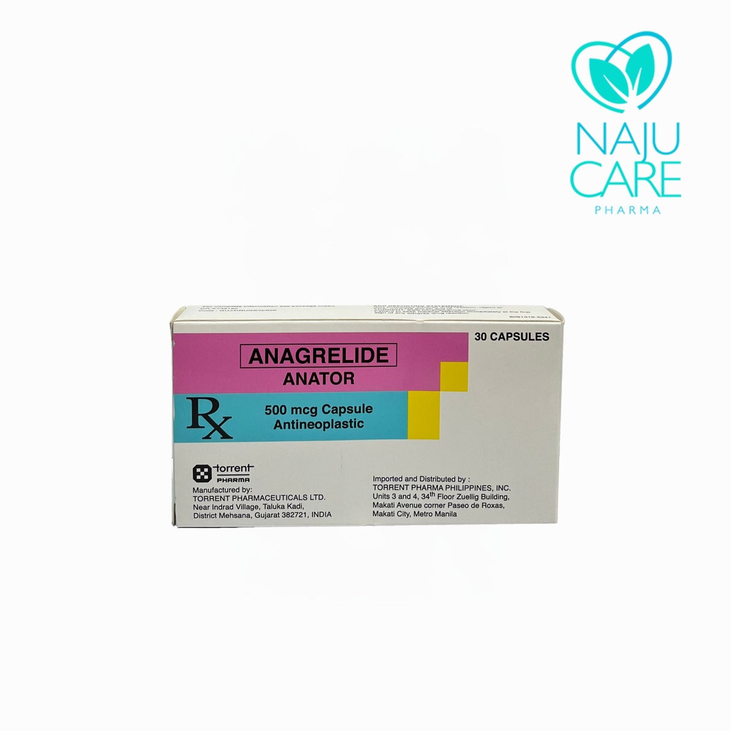 ANAGRELIDE 500mcg/Capsule (Anator)