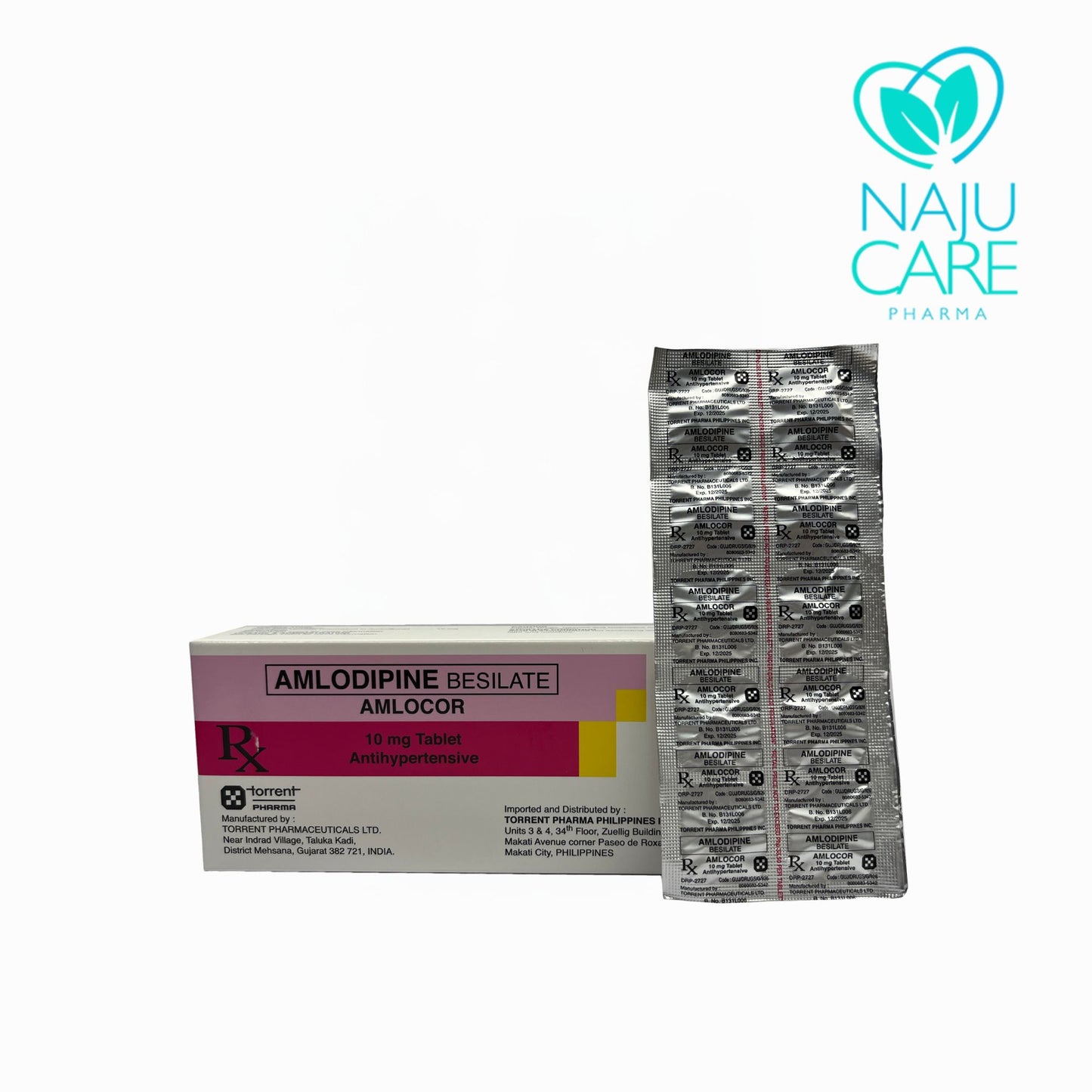 AMLODIPINE 10mg/Tablet (Amlocor)