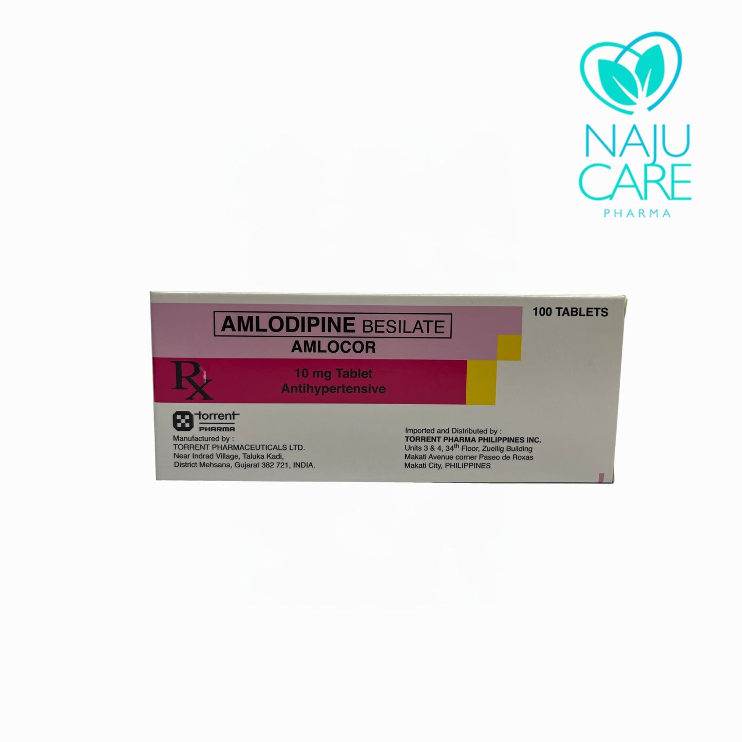 AMLODIPINE 10mg/Tablet (Amlocor)