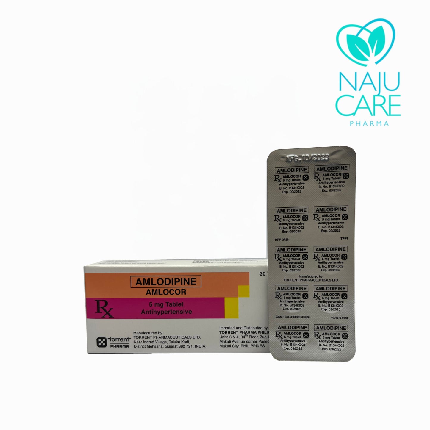 AMLODIPINE 5mg Tablet (AMLOCOR)